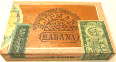 Cuban Cigar Warranty Seal Print - Matted & Framed