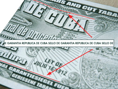 Cuban Cigar Warranty Seal Print - Matted & Framed