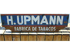 H. Upmann Factory Sign - Solid Oak, Handcrafted