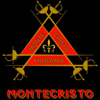 Cuban Montecristo Logo T-Shirt - Black, Size L