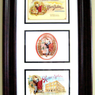 Romeo y Julieta Vintage Cigar Label Prints - Framed