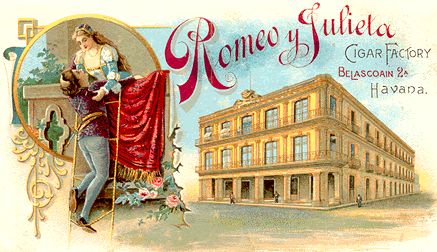Romeo y Julieta Vintage Cigar Label Prints - Framed