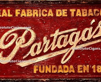 partagas cigars sign image