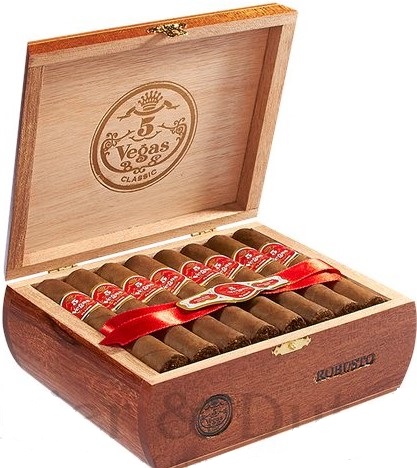 5 vegas classic cigars box open image
