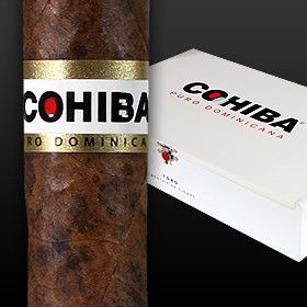 cohiba puro dominicana cigars box stick image