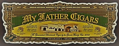 my father cigars box seal image