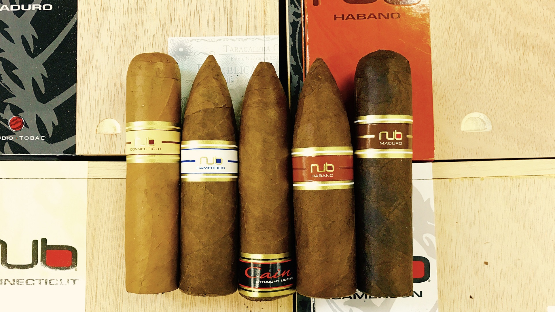 Nub Cigars Logo Heavy Duty Travel Case Holds 5-8 Cigars 