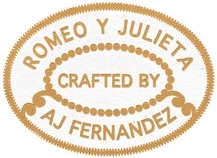romeo y julieta crafted by aj fernandez cigars logo image