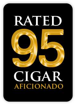 cigar aficionado 95 rating black image