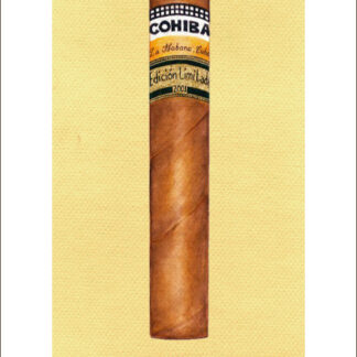 cohiba cigars art poster image