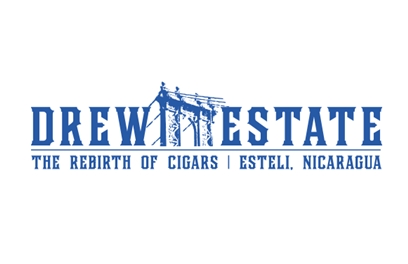 drew estate cigars logo blue image