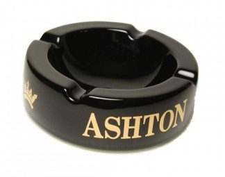 ashton cigars ashtray black image