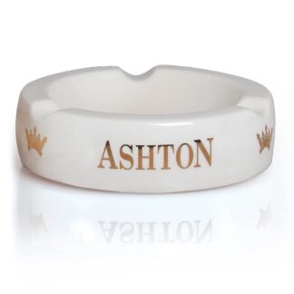 ashton cigars ashtray white image