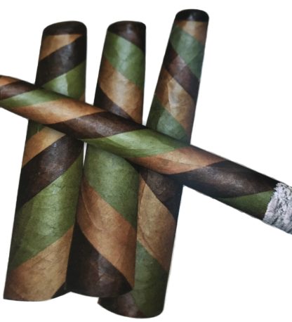 triple wrapped barber pole cigars image