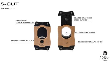 colibri s-cut cigar cutter spec sheet image