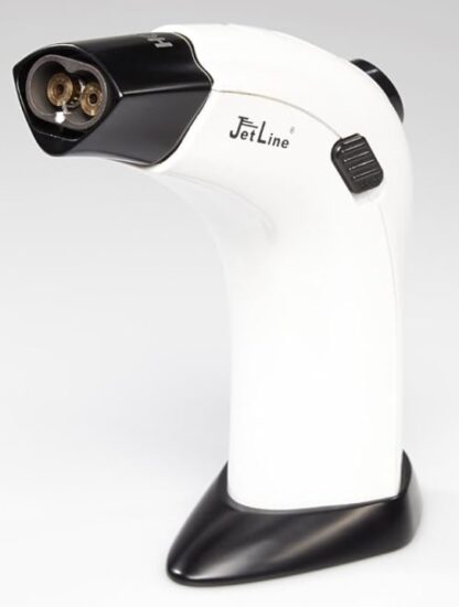 jetline-torch-lighter-white tabletop cigar lighter jetline image