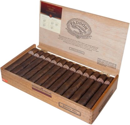 padron maduro cigars box open image