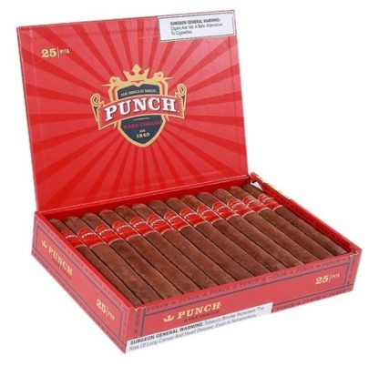 punch rare corojo cigars box open image