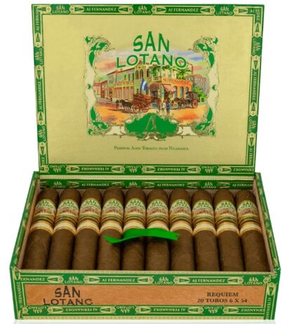 san lotano requiem cigars box open