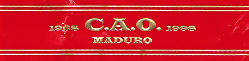 cao maduro cigars band image