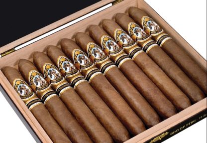 god of fire serie aniversario cigars box open image