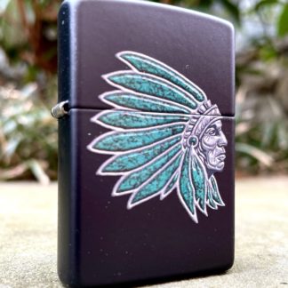 indian head lighter zippo image