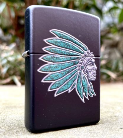 indian head lighter zippo image