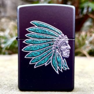 indian head zippo cigar lighter image