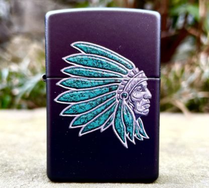 indian head zippo cigar lighter image