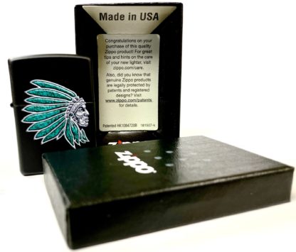 indian head zippo lighter image