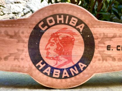 vintage cohiba wooden sign image