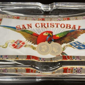 san cristobal cigars ashtray glass image