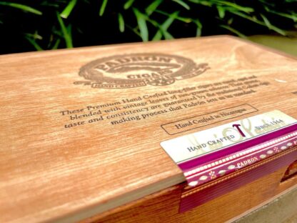 padron cigars box close up image