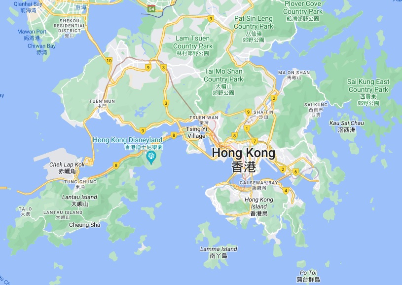 hong kong cigars map image