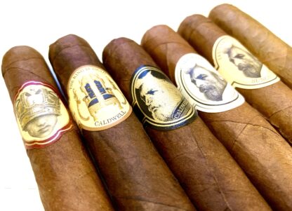 caldwell-cigar-sampler-side caldwell long live the king cigars sampler image