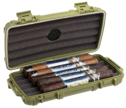 cigar caddy camo case open image