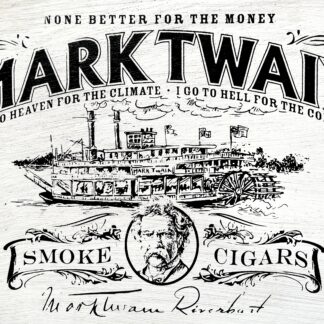 mark twain riverboat cigars logo image