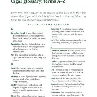 cigars 101 encyclopedia ebook image